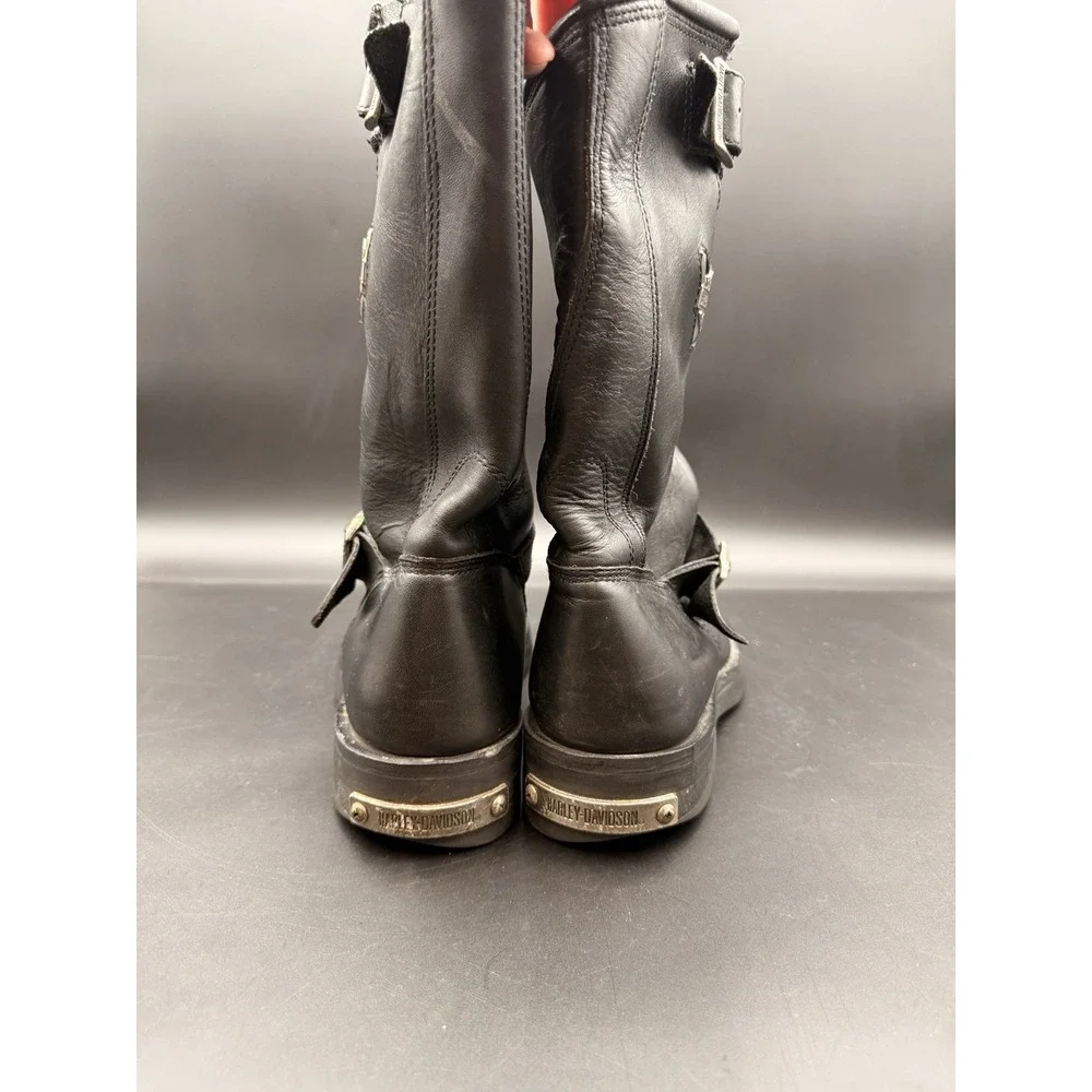 Vintage Harley Davidson‎ Engineer Motorycle Harness Boots Size 13 US